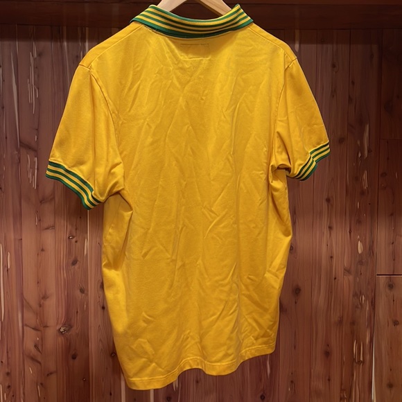 Vintage 90’s Abercrombie & Fitch Yellow Polo Shirt - Picture 4 of 6